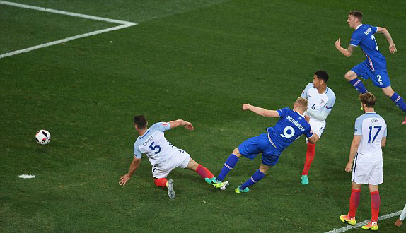The goal from that completely turned the tables around for Iceland. England failed to recover after (Photo: Getty)