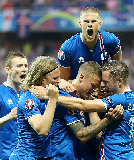 A very excited Iceland team would face the hosts, France on July 3 (Photo: PA)