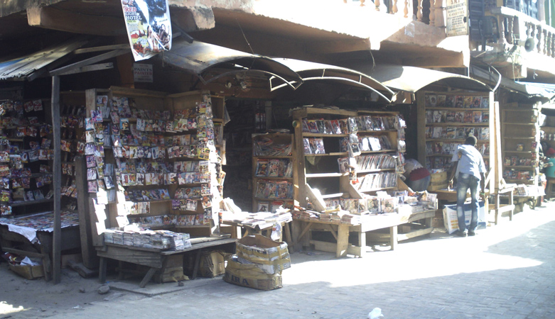 Alaba International market is the hub for sale of Nollywood and foreign movies in Nigeria.