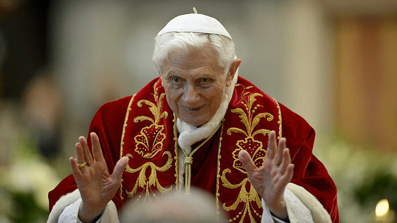 Joseph Aloisius Ratzinger (Pope Benedict XVI), resigned on February 29, 2013 and was succeeded by Pope Francis. (Photo: Getty)
