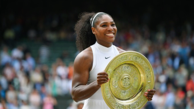 Serena Williams clinched the 2016 Wimbledon title, making it her 22nd Grand Slam. (Photo: Susan Mullane) 